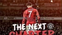 Foto olahan ini memunculkan Sanchez dalam balutan seragam nomor punggung 7 yang ikonik di MU. Rumornya memang nomor itu yang akan dipakainya. (Internet).