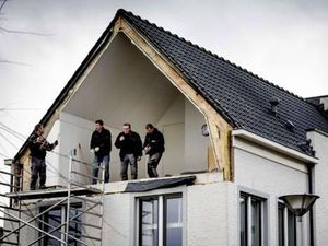 Potret Amukan Badai Super Kencang di Belanda