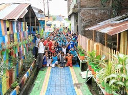 Makassar Punya Lomba Lorong Warna-warni
