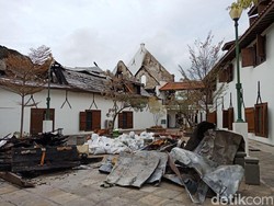 Masih Ditutup, Begini Penampakan Terkini Museum Bahari yang Terbakar