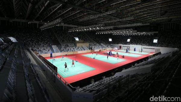 Atlet Pelatnas Jajal Istora Senayan