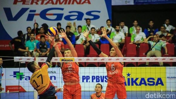 Tim Putra BNI Taplus Taklukan Surabaya Bhayangkara Samator