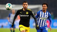 Dortmund menghadapi Hertha pada pekan ke-19 Bundesliga di Olympiastadion, Berlin, Sabtu (20/1/2018) dinihari WIB. Foto: Hannibal Hanschke/Reuters