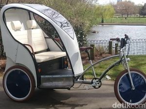 M Taufik Ingin Becak Model Ini yang Beroperasi di Jakarta