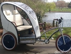 M Taufik Ingin Becak Model Ini yang Beroperasi di Jakarta