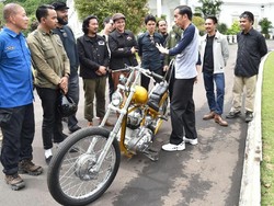 Kata Polisi Soal Motor Chopper Modifikasi Jokowi