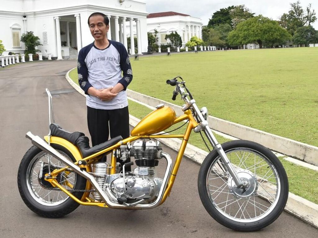 Misteri Motor Chopper Emas Presiden Jokowi