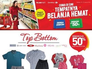 Brand Pakaian & Sepatu Ini Diskon hingga 50% di Transmart Carrefour