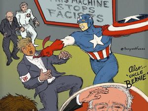 Donald Trump Bikin Hulk dan Captain America Mengamuk Donald Trump Bikin Hulk dan Captain America Mengamuk