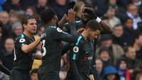 Dalam pertandingan di Amex Stadium, Sabtu (20/1/2018) malam WIB, Chelsea memetik kemenangan 4-0 atas Brighton. Hazard mencetak dua gol di laga itu. (Foto: Hannah McKay/Reuters)