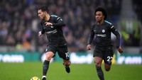Selain Hazard, Willian juga berkontribusi besar. Dia membukukan satu gol dan satu assist. (Foto: Mike Hewitt/Getty Images)
