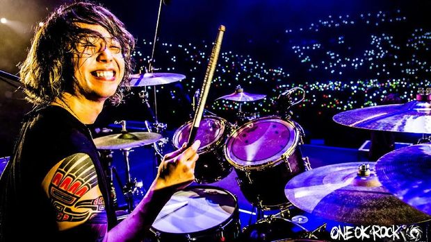 Penggebuk drum ONE OK ROCK, Tomoya Kanki. (Dok. JulenPhoto)