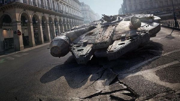 Penampakan Battle of Star Wars di Planet Bumi