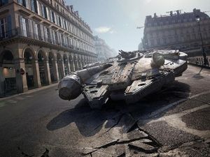 Penampakan Battle of Star Wars di Planet Bumi