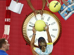 Foto: Memburu Tanda Tangan Petenis Pujaan di Australia Terbuka