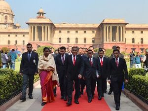 Ryamizard Ryacudu Temui Menhan India Bahas Kerja Sama Pertahanan