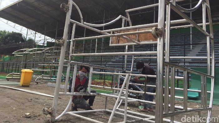 Begini Proses Renovasi Stadion Teladan Markas PSMS