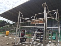 Begini Proses Renovasi Stadion Teladan Markas PSMS