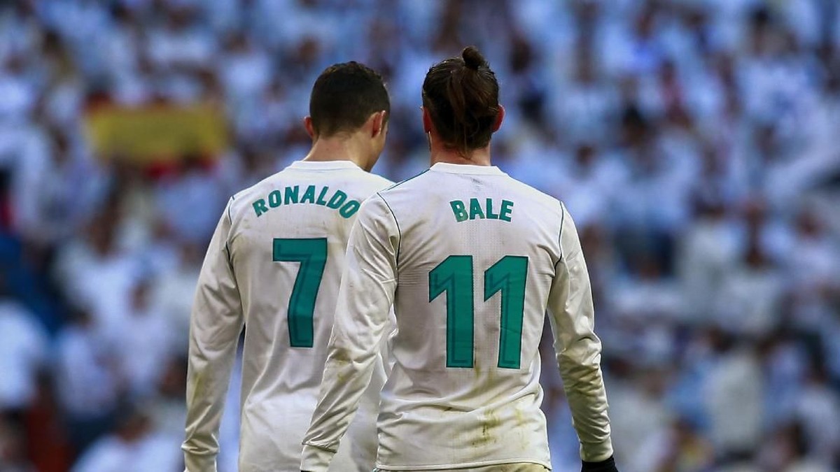 Cristiano Ronaldo dan Gareth Bale di salah satu laga Real Madrid (Foto: Gonzalo Arroyo Moreno/Getty Images)
