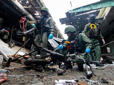 3 Orang Tewas dalam Bom Motor di Pasar Thailand