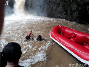 Bocah 10 Tahun Hilang di Curug Indra Sukabumi