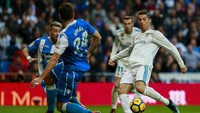 Ronaldo mencetak dua gol di laga tersebut, yakni di menit ke 78 dan 84. (Foto: Gonzalo Arroyo Moreno/Getty Images)