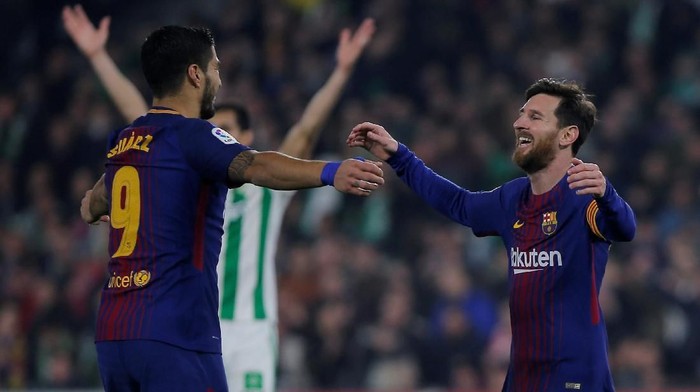 Pencapaian Spesial Suarez dan Messi