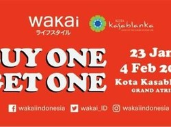 Promo Buy One Get One dari Wakai di Mal Kota Kasablanka