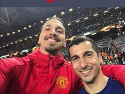 Ibra Kirim Pesan Perpisahan untuk Mkhitaryan