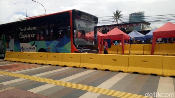 Foto: Jatibaru Tanah Abang Hari Ini, Tetap Tanpa Angkot