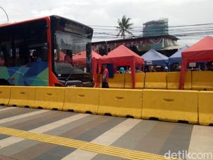 Foto: Jatibaru Tanah Abang Hari Ini, Tetap Tanpa Angkot