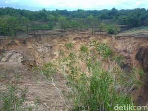Danau Dadakan di Luweng Blimbing Gunungkidul Hilang