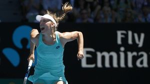 Teriakan Kemenangan Elise Mertens