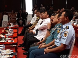 Wiranto, Moeldoko hingga Pramono Hadiri Rapim TNI-Polri di Cilangkap