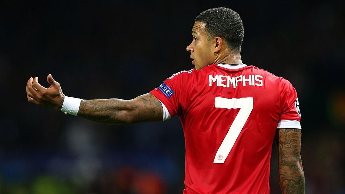 Memphis Depay saat berseragam Manchester United. (Foto: Alex Livesey/Getty Images)
