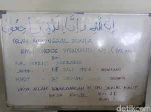 Sys NS Dimakamkan di TPU Jeruk Purut Hari Ini