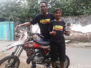 Crosser Cilik Asal Ponorogo Aktif Balap Motor Sejak Usia 3,5 Tahun