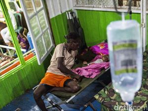 Satgas Terpadu KLB Asmat Temukan 646 Kasus Campak dan Gizi Buruk
