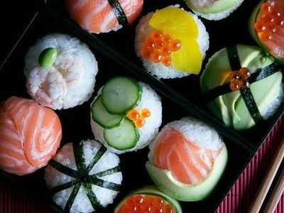 Sushi Kini Tampil Dalam Warna-warni Menarik dan Cantik