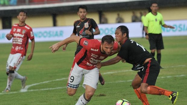 Ilija Spasojevic tampil gemilang dan sukses mencetak satu gol ke gawang Persija Jakarta.