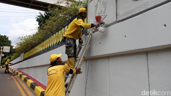 Top! Underpass Mabes Polri Dipercantik
