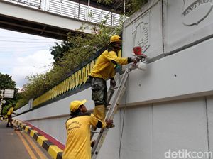 Top! Underpass Mabes Polri Dipercantik