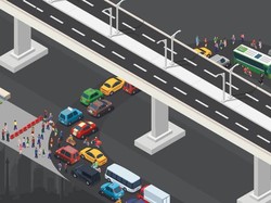 Sebulan Jalan Jati Baru Ditutup, Ratusan Sopir Berdemo