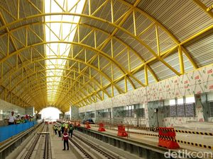 Ditarget Tak Molor, Konstruksi LRT Palembang Sudah 87%