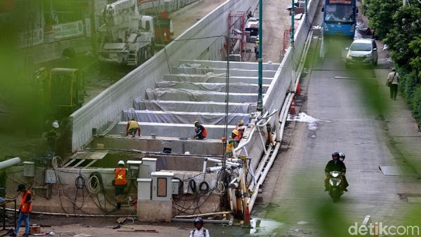 Progres Pembangunan Underpass Matraman