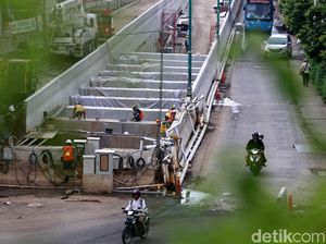 Progres Pembangunan Underpass Matraman