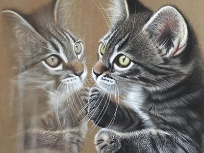 Keren! Lukisan Hewan Super Nyata Bak Jepretan Kamera