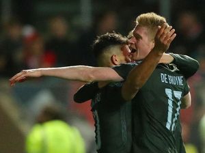 Foto: City Menuju Wembley Foto: City Menuju Wembley