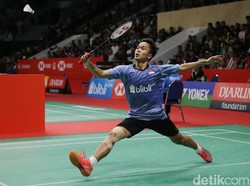 Semifinal Hylo Open 2022, Ginting akan Hadapi Wakil India
