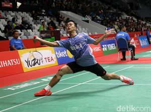 Anthony Ginting Melangkah ke Babak Kedua Indonesia Master